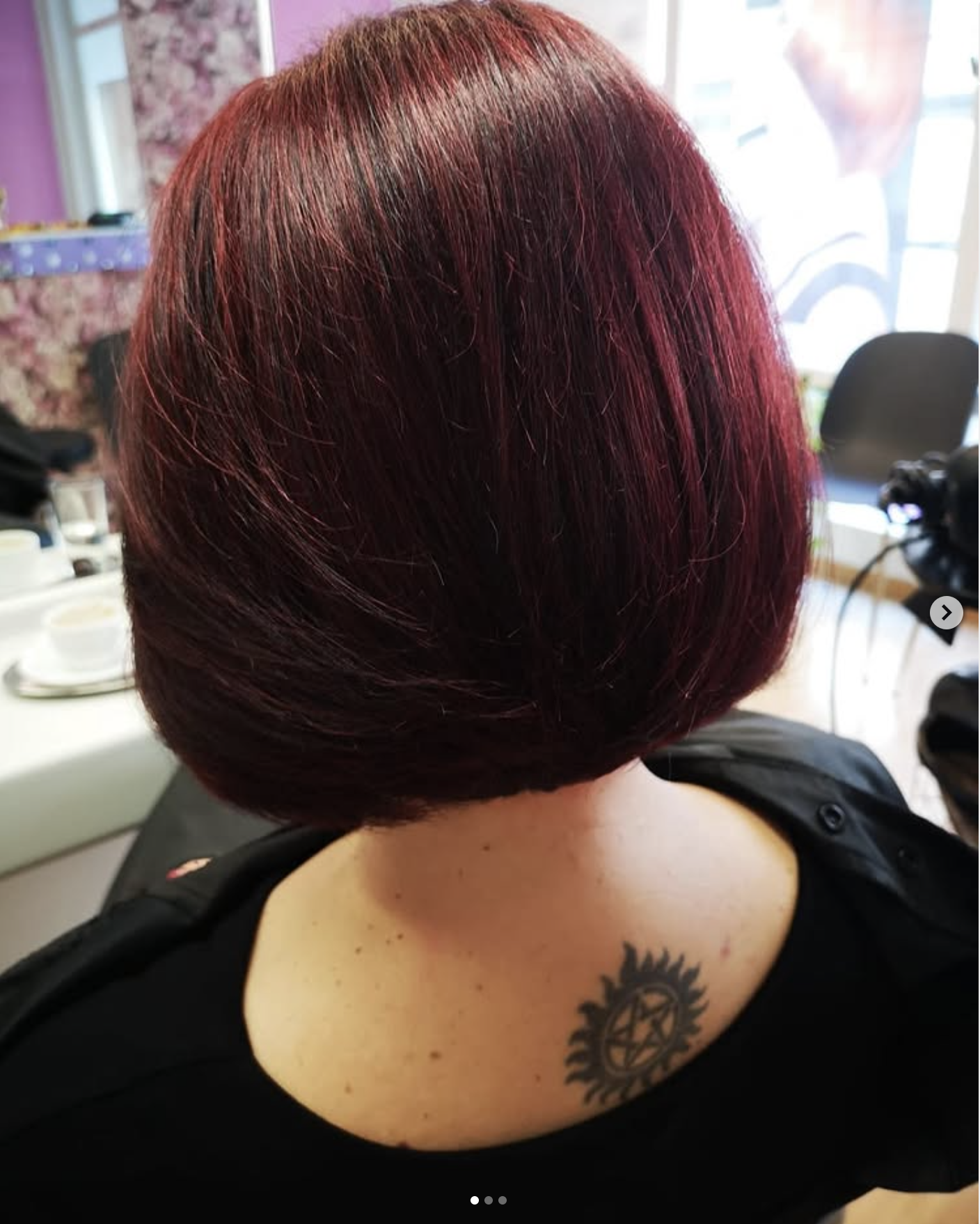 Haare Färben Wien – Roter Bob bei Friseur Tanja in 1180 Wien