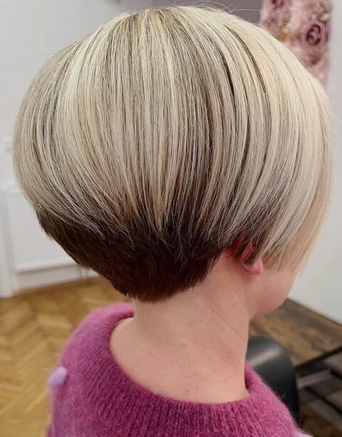 Kurzhaarschnitt Wien – Blonder Bob bei Hairstudio Tanja 1180